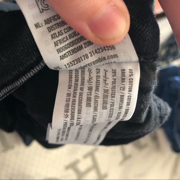 Abercrombie Harper Low Rise Ankle Jeans Distressed - Picture 9 of 9